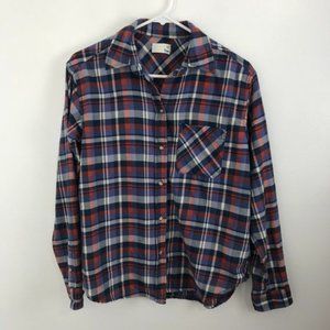 Aritzia Wilfred Free Plaid Shirt